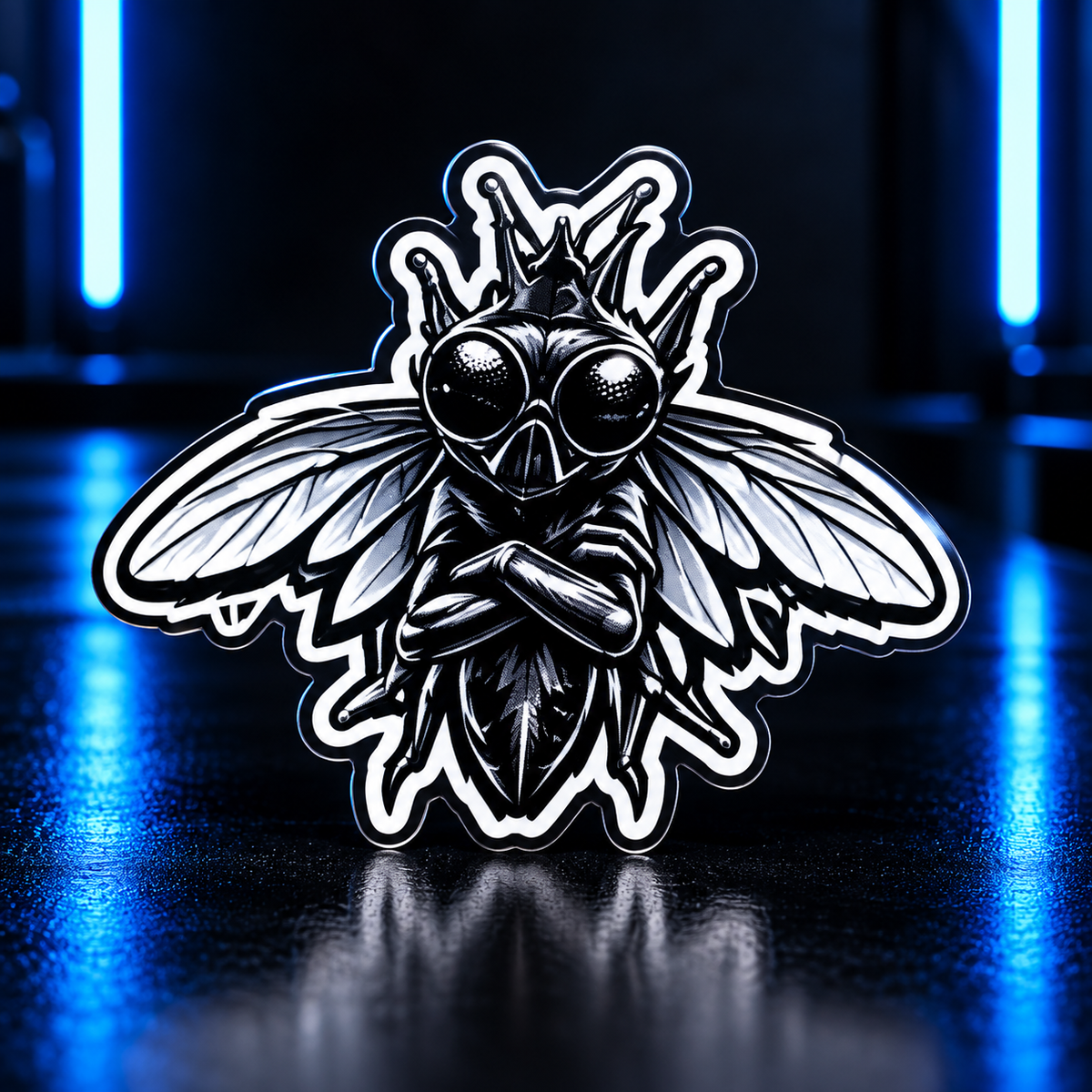 MR. FLY fly decal