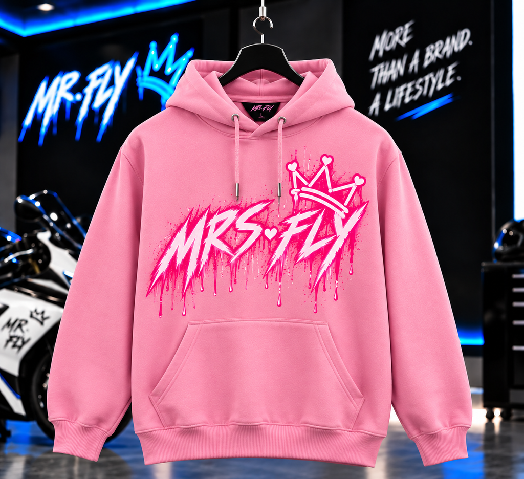 Mrs. FLY Hoodie front product photo