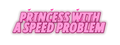 Princess With A Speed Problem Decal neon pink uniform decal artwork
